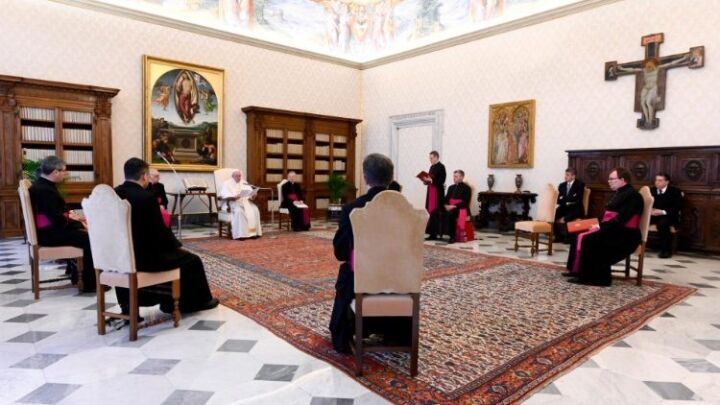 البابا فرنسيس في مقابلته العامة مع المؤمنين Vatican Media