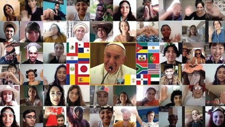 البابا يوجه رسالة فيديو إلى الشبان المنتمين إلى المؤسسة الحبرية سكولاس أوكورينتيس