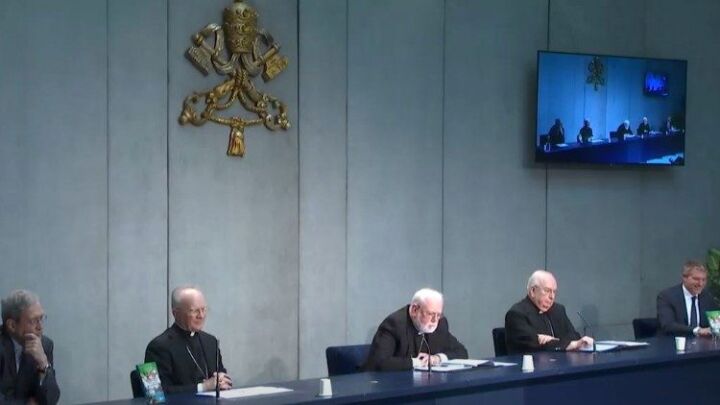 المؤتمر الصحفي لتقديم وثيقة في مسيرة من أجل العناية بالبيت المشترك 18 حزيران يونيو 2020