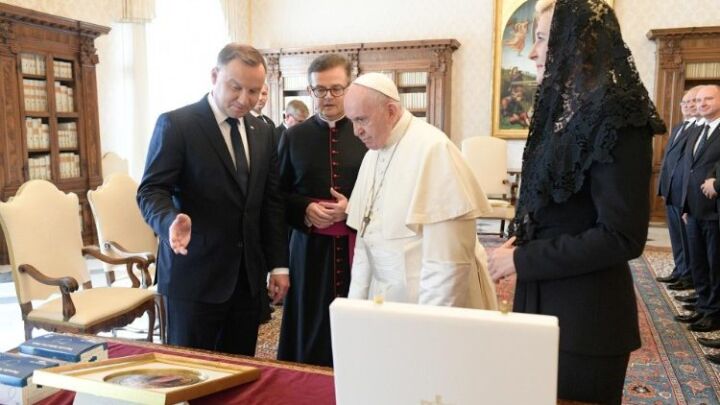 البابا فرنسيس يستقبل رئيس جمهوريّة بولندا Vatican Media