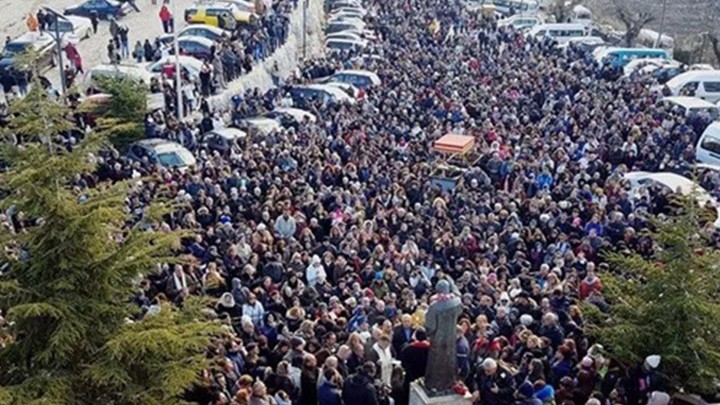 في 22 من الجاري قداديس وتطواف بالقربان في عنّايا