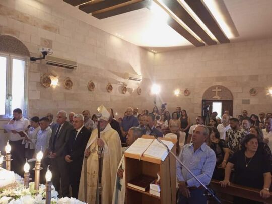 زيارة المطران يوسف سويف رعية سيّدة نوح- دير نبوح