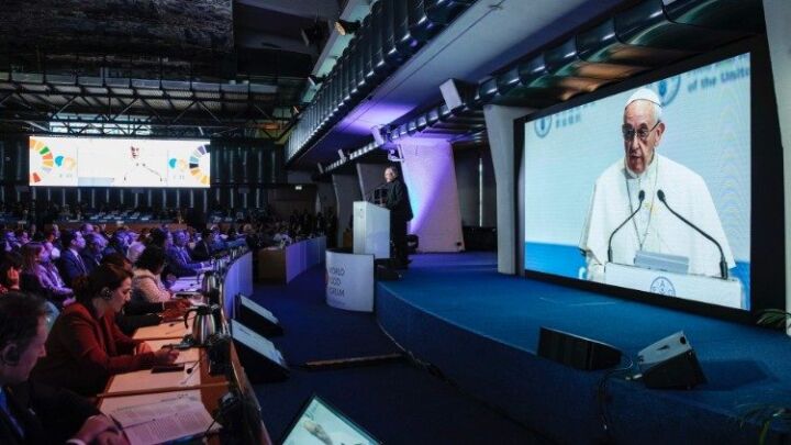 رسالة البابا فرنسيس بمناسبة انعقاد المنتدى العالمي الثاني للأغذية