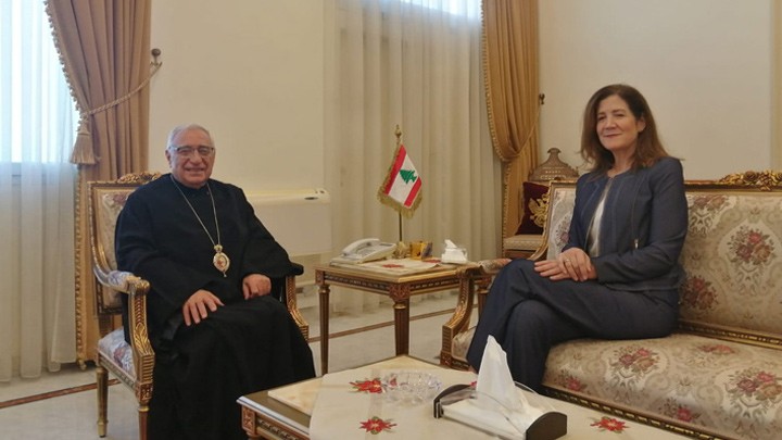 العبسيّ عرض الأوضاع الرّاهنة مع سفيرة أميركا في لبنان دوروثي شيا