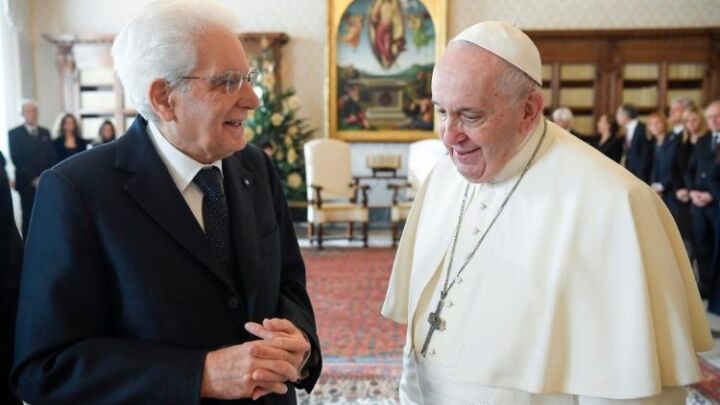 الرئيس الإيطالي ماتاريلا يهنئ البابا فرنسيس لمناسبة الذكرى العاشرة لبداية حبريته