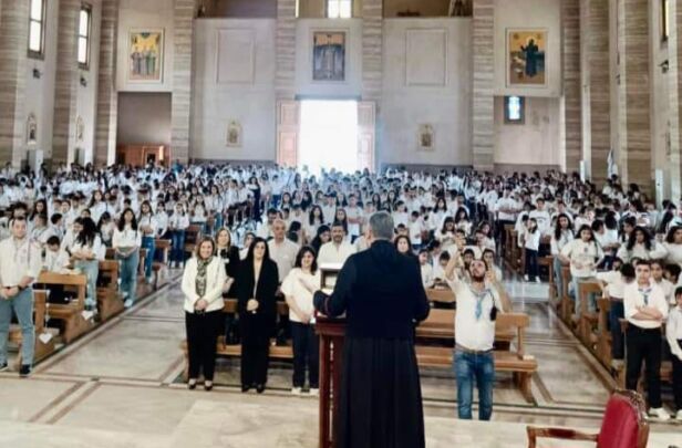 احتفل إقليم الشمال لفرسان العذراء بعيد الفرسان ال٦٥ في كنيسة مار مارون _ زغرتا