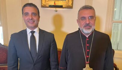 المطران سويف يلتقي النائب الدكتور ايهاب مطر في دار المطرانية في طرابلس