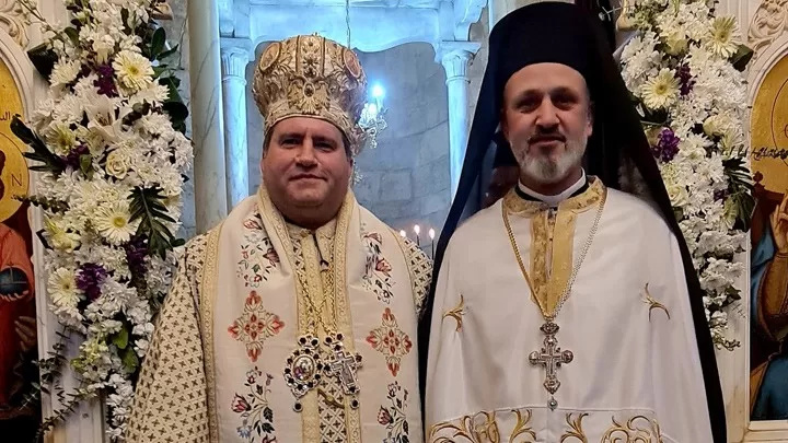 رسامة الأب يوسف شاهين ارشمندريتا ونائبا اسقفيا عاما على ابرشية بعلبك