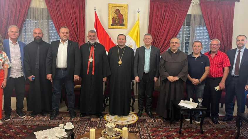 شارك المطران يوسف سويف رئيس أساقفة أبرشية طرابلس المارونية السامي الاحترام، بقداس الشكر السنوي لرابطة كاريتاس لبنان، أقليم الكورة