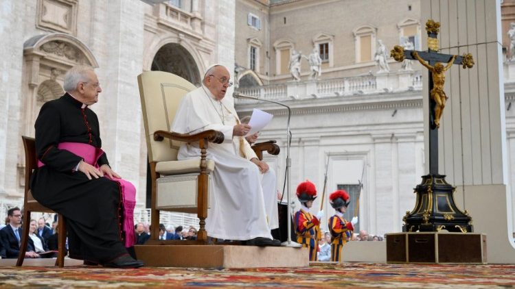 البابا فرنسيس المقابلة العامة ١٦ تشرين الأول أكتوبر ٢٠٢٤ (VATICAN MEDIA Divisione Foto)